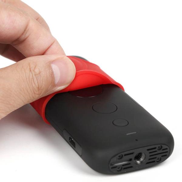 Imagem de Protetor de Lente Silicone para Câmera Insta360 One X Sunnylife Cor Vermelho