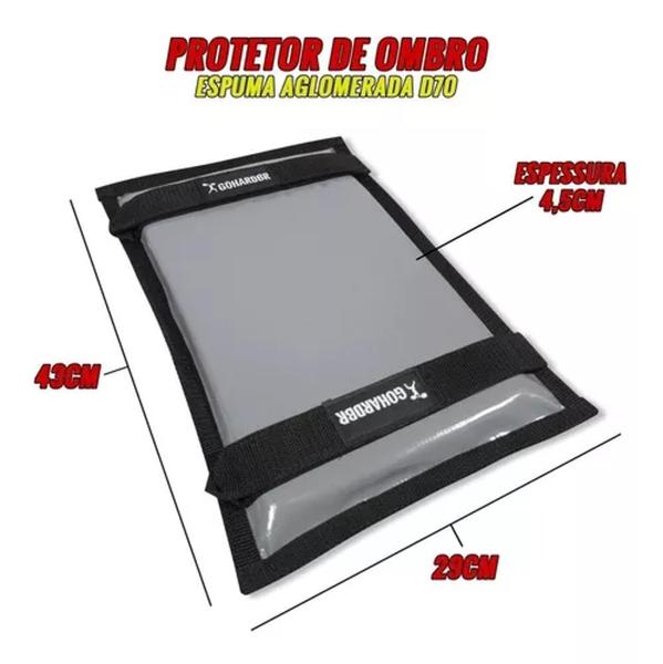 Protetor de Ombro P/ Barra - Agachamento Musculação Cross LPO - GOHARDBR Imagem de Protetor de Ombro P/ Barra - Agachamento Musculação Cross LPO