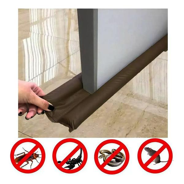 Protetor De Porta Bordas Duplo Não Entra Bicho Veda Porta - Util Imagem de Protetor De Porta Bordas Duplo Não Entra Bicho Veda Porta