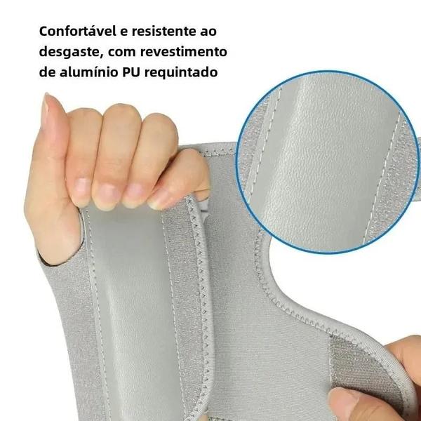 Imagem de Protetor de Pulso Respirável e Ajustável com Suporte Fixo - Antitorção