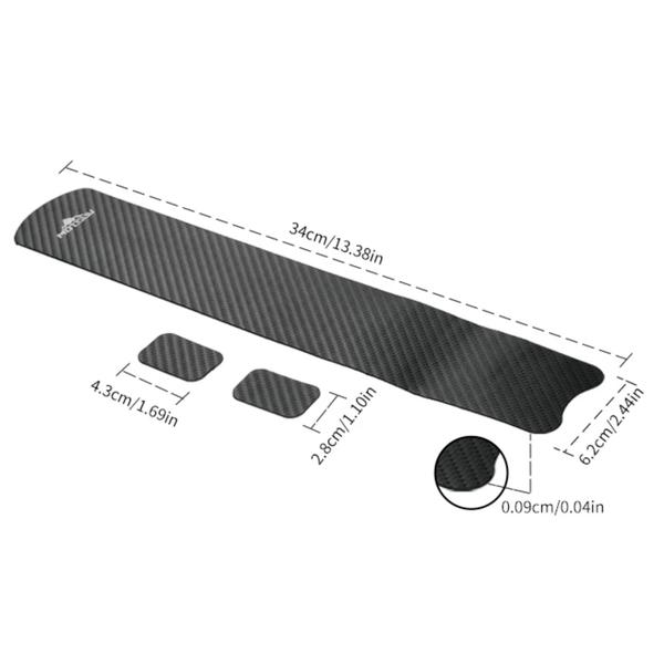 Imagem de Protetor De Quadro Corrente Bike Bicicleta Fibra De Carbono - Motsuv