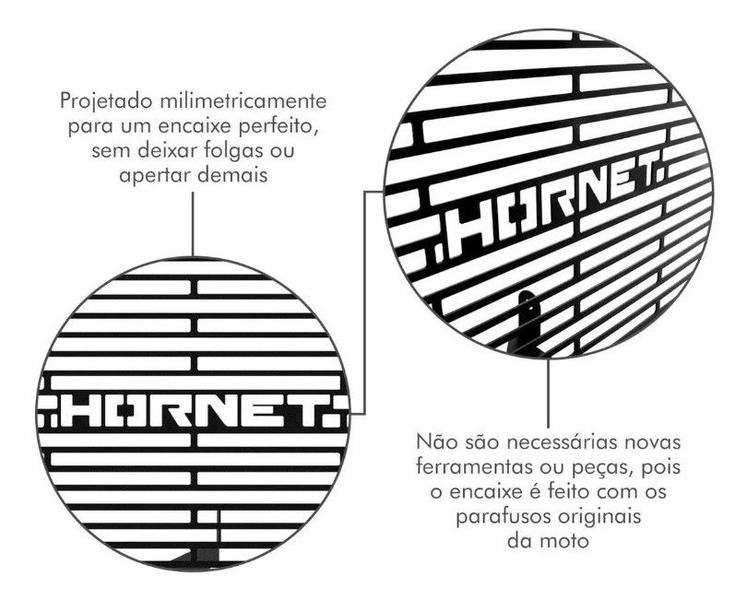 Imagem de Protetor de Radiador Grade Hornet Cb 600 Cb 600f 2008 a 2014