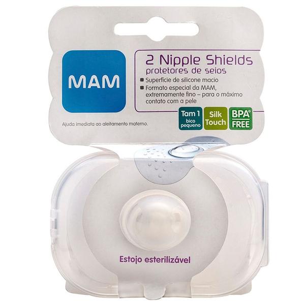 Imagem de Protetor de Seios Tam.1 Nipple Shields - Mam