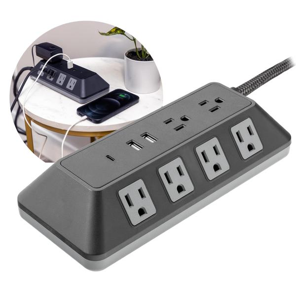 Imagem de Protetor de sobretensão GE UltraPro 10-Outlet 3540J com portas USB