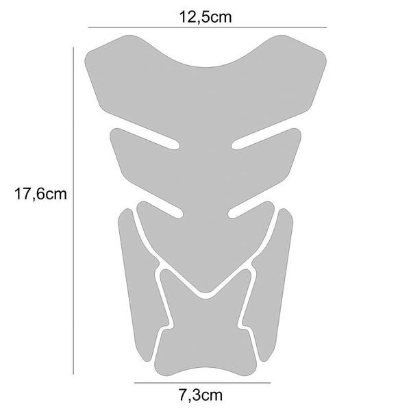 Imagem de Protetor De Tanque Adesivo Moto Honda Yamaha Suzuki Justiceiro