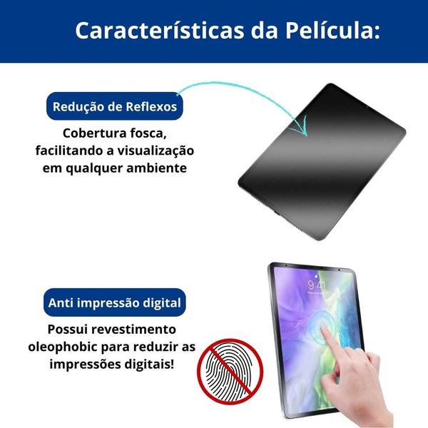 Protetor de tela cerâmica para Galaxy Tab S7 - fosca - TECK KING Imagem de Protetor de tela cerâmica para Galaxy Tab S7 - fosca