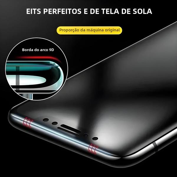 Imagem de Protetor de Tela de Cerâmica Fosco para iPhone 15, 14, 13, 12 e 11 Pro Max (5 Unidades)