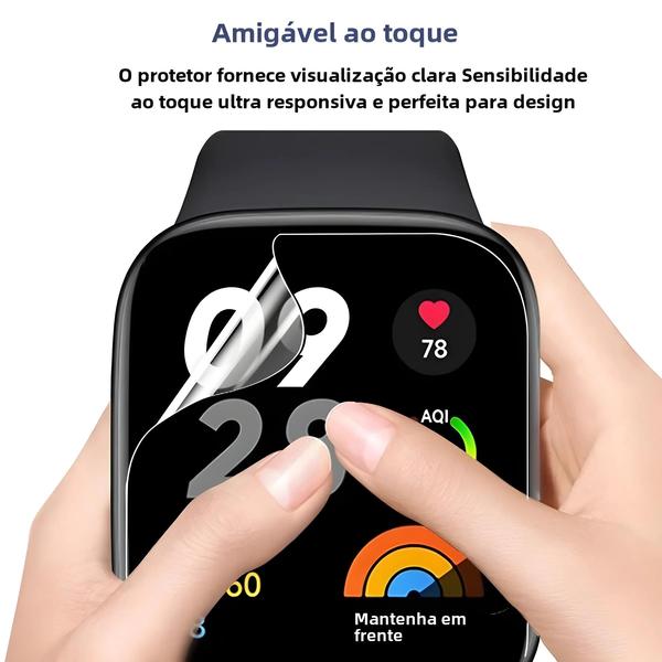 Imagem de Protetor de Tela de Hidrogel para Apple Watch (5 Unidades) - Série Ultra, 9, 8, 7, 6, SE, 5, 4, 3, 2