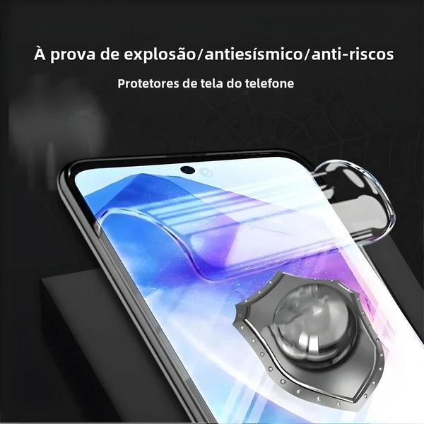 Imagem de Protetor de Tela de Hidrogel Samsung (4 Unidades) - Série A (A55, A54, A15, A34, A35, A14, A24 5G, A53, A52S, A13)