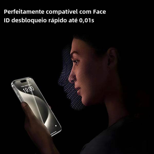 Imagem de Protetor de Tela de Vidro Temperado para iPhone 6 a 12 Pro Max (4 Unidades)