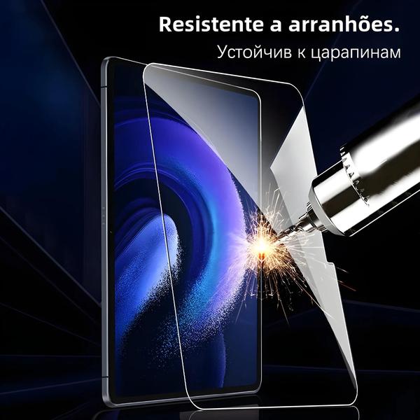 Imagem de Protetor de Tela de Vidro Temperado para Xiaomi Pad 6/5/Pro/6s/12.4/Redmi Pad - 2 Unidades