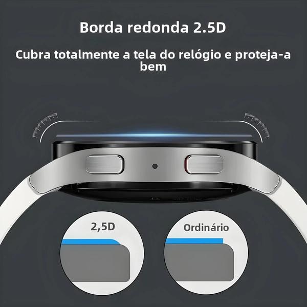 Imagem de Protetor De Tela De Vidro Temperado Samsung Galaxy Watch Ultra 7 6 5 4 40 44MM Classic 42 46 43 47mm