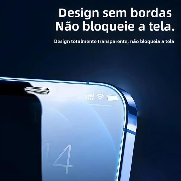 Protetor de Tela para iPhone 14/15/13/11/X/XR/XS Max - Instalação Fácil e Sem Poeira Imagem de Protetor de Tela para iPhone 14/15/13/11/X/XR/XS Max - Instalação Fácil e Sem Poeira