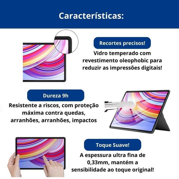 Imagem de Protetor De Tela Para Xiaomi Redmi Pro 12,1 2024 - Vidro