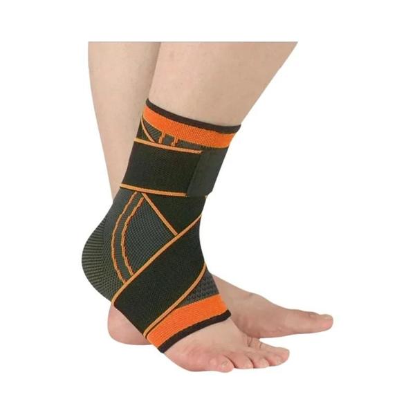 Protetor de Tornozelo Respirável e Quente - Suporte Esportivo Elástico de Nylon Imagem de Protetor de Tornozelo Respirável e Quente - Suporte Esportivo Elástico de Nylon