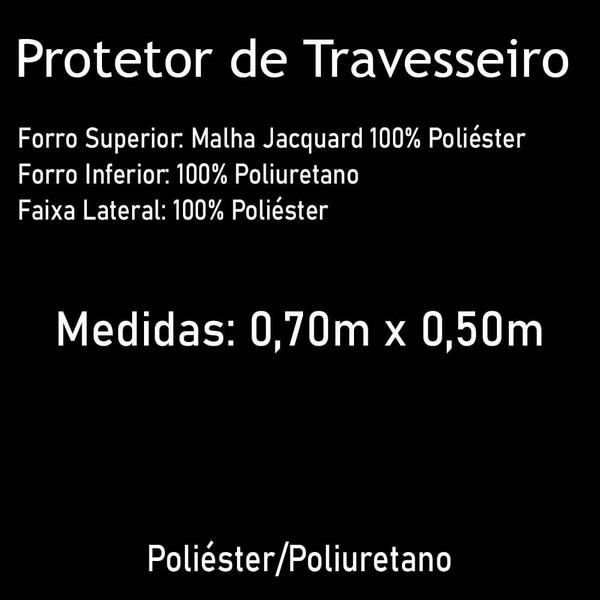 Imagem de Protetor de Travesseiro Impermeável Lynel Premium Jacquard 50x70cm