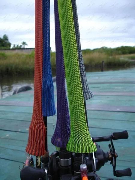 Imagem de Protetor De Vara De Pesca Lizard 1,70m - Black Green - Nylon