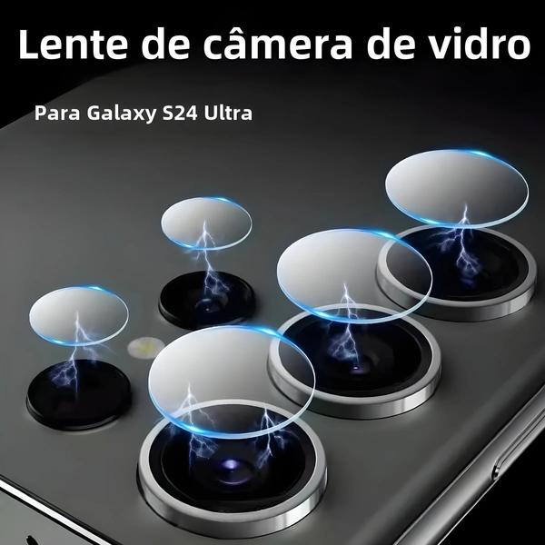 Imagem de Protetor de Vidro Temperado para Câmera Traseira Samsung Galaxy S24/S23/S22 Ultra 5G