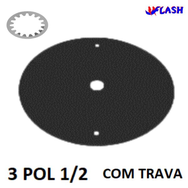 Imagem de Protetor deslizante de mesa inferior 3 pol 1/2 com trava