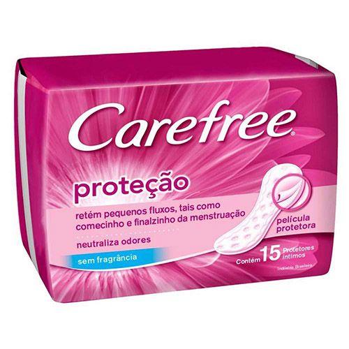 Imagem de Protetor Diário Carefree Proteção sem Perfume 15 Unidades