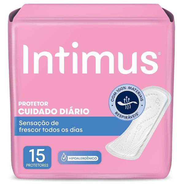 Imagem de Protetor Diário Intimus Cuidado Diário 15 Unidades