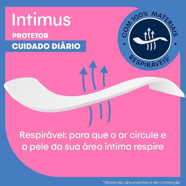 Imagem de Protetor Diário Intimus Cuidado Diário 40 Unidades Leve Mais Pague Menos