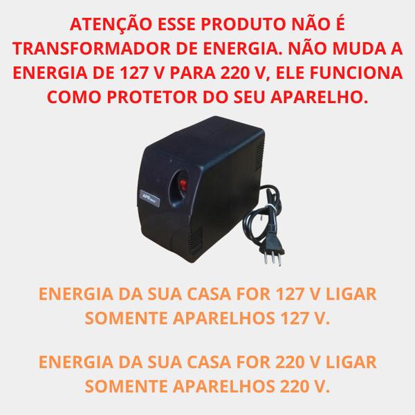 Imagem de Protetor Eletrônico Para Computador Mais Forte 1000va Bi Volt 110/220 Volts