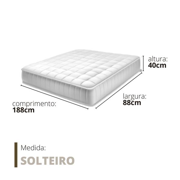 Imagem de Protetor Luxury Pad Pillow Top Solteiro