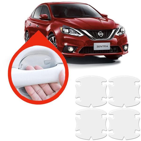 Imagem de Protetor Maçaneta Silicone Incolor Nissan Sentra 2012 A 2023