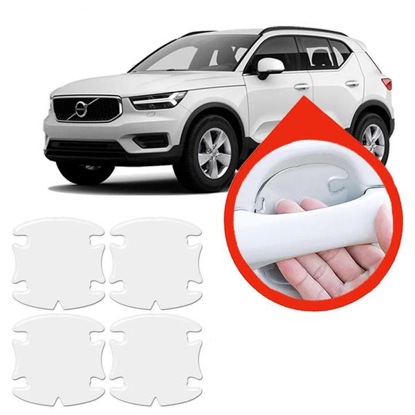 Imagem de Protetor Maçaneta Silicone Incolor V40 V50 Xc40 Xc60 Xc70