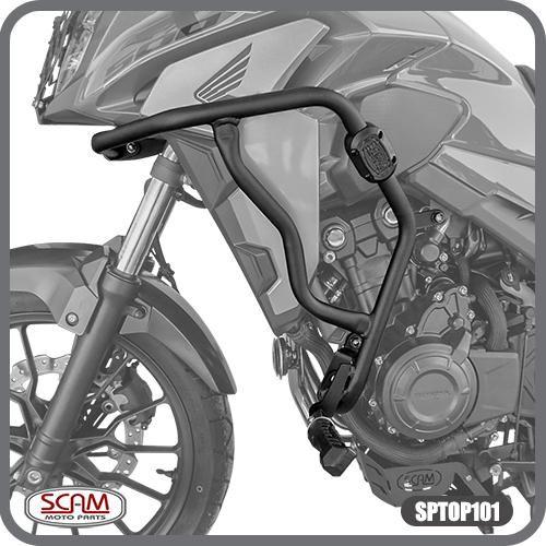 Imagem de Protetor motor carenagem com pedaleira honda cb500x 2013 bruto