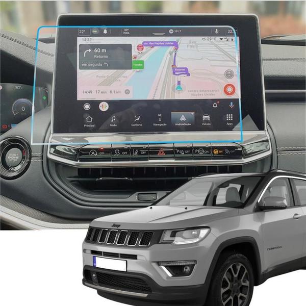 Imagem de Protetor Multimídea Jeep Compass 2022 Longitude Td350