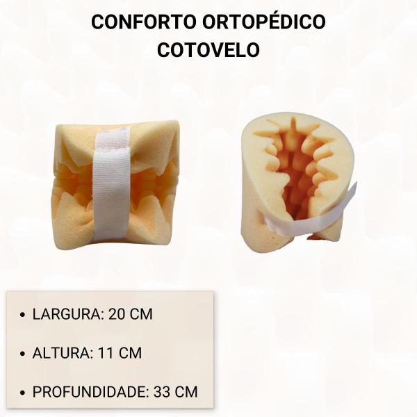 Protetor Ortopedico Cotovelo Espuma Antiescaras Acamados - Mmtb Imagem de Protetor Ortopedico Cotovelo Espuma Antiescaras Acamados