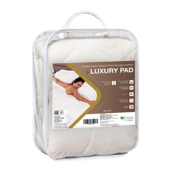 Protetor para Colchão Luxury Pad Queen - Imperável - Theva Imagem de Protetor para Colchão Luxury Pad Queen - Imperável