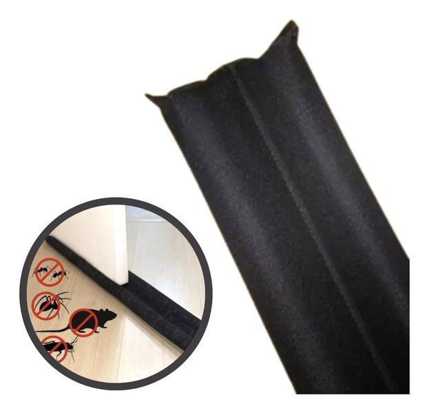 Protetor Porta Veda Pó Impermeável Contra Insetos Sujeira 70cm - VP Imagem de Protetor Porta Veda Pó Impermeável Contra Insetos Sujeira 70cm