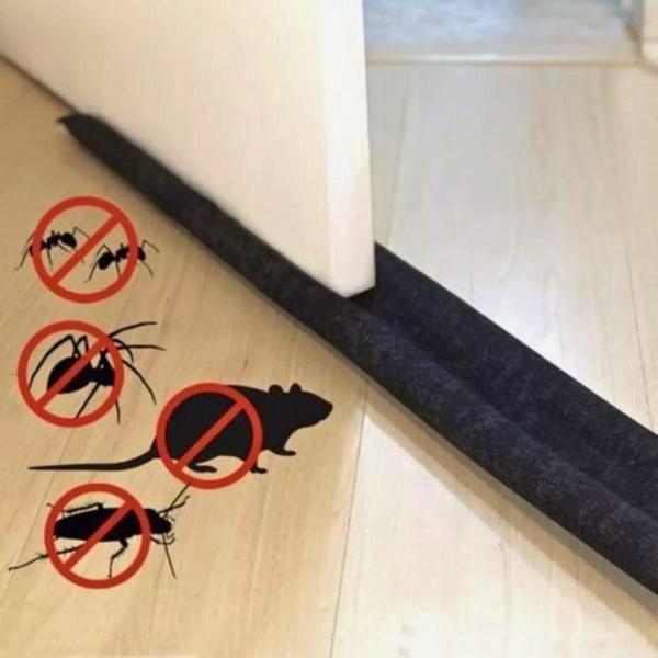 Protetor Porta Veda Pó Impermeável Contra Insetos Sujeira 70cm - VP Imagem de Protetor Porta Veda Pó Impermeável Contra Insetos Sujeira 70cm