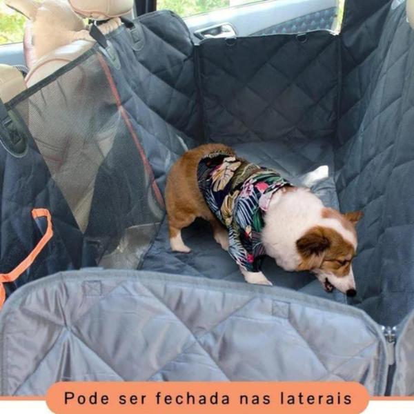 Imagem de Protetor Protetora Banco Pet Impermeável Cinto Carro Caminhonete Cachorro Gato