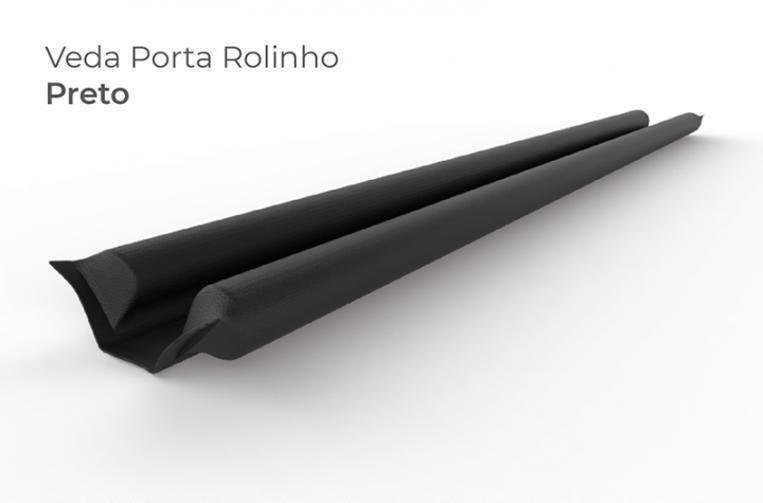 Imagem de Protetor Rolinho Veda Porta Impermeavel 90 Cm Preto