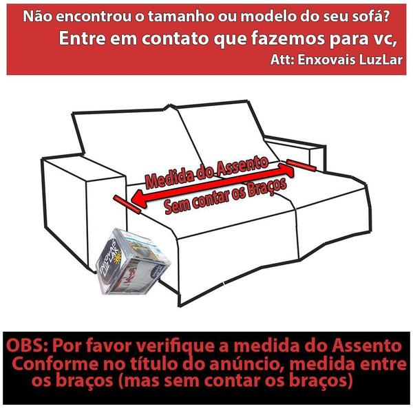 Imagem de Protetor Sofá Retrátil Ass 1,60m Micropercal 2Md Verde Oliva