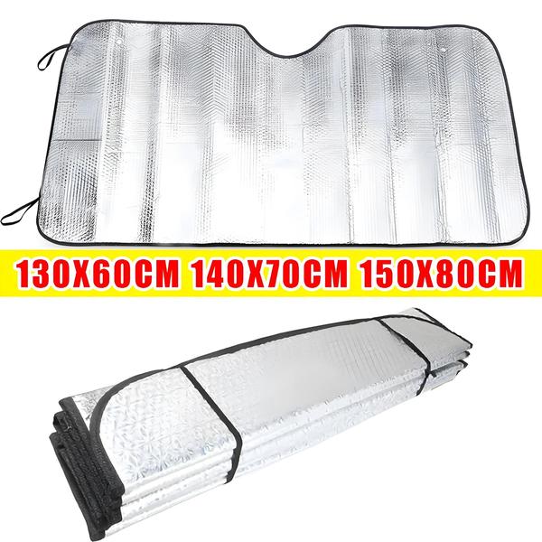 Imagem de Protetor Solar para Para-brisa de Carro 140x70cm - Anti-UV, Bloqueia Gelo e Neve