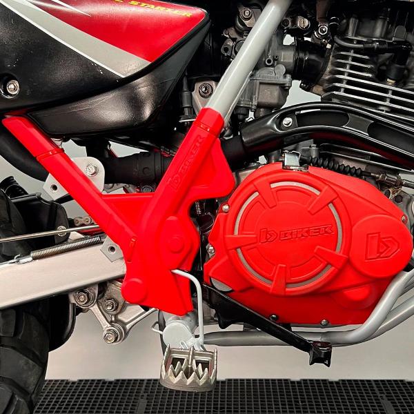 Imagem de Protetor Tampas Motor Biker Honda Xr 200 Nx 150/200 Todos Os Anos