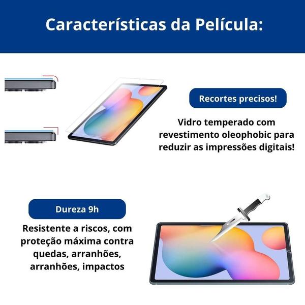 Imagem de Protetor Tela Compatível Com Samsung Tab S6 Lite P615