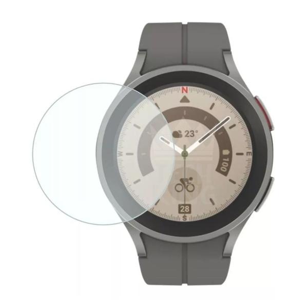 Protetor tela Vidro Anti risco compatível com Watch5 Pro 45 - Teck King Imagem de Protetor tela Vidro Anti risco compatível com Watch5 Pro 45