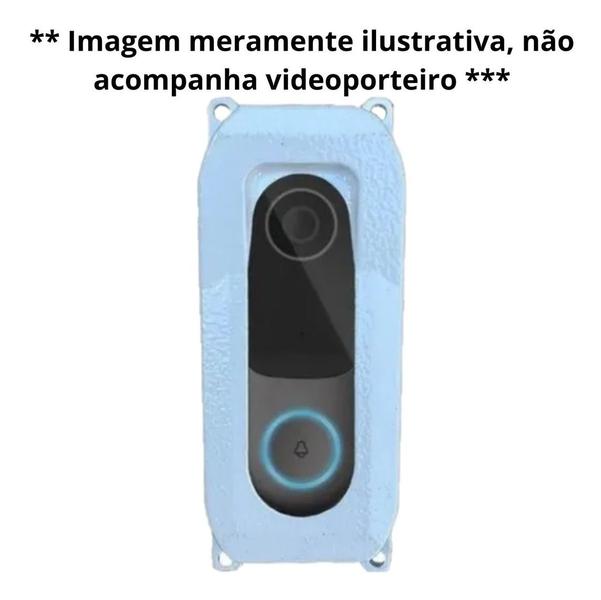 Imagem de Protetor video porteiro intelbras allo w3 branco - bulher