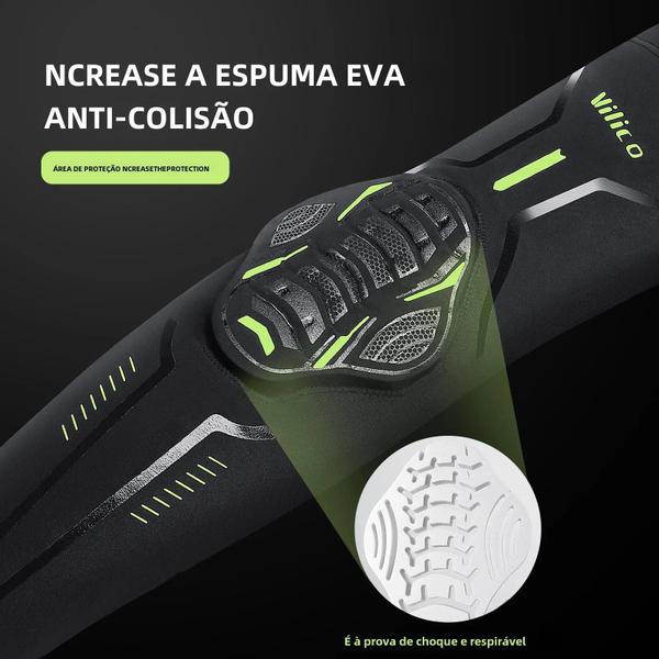 Protetores de Cotovelo Elásticos em Favo de Mel - Absorção de Choque para Basquete e Fitness Imagem de Protetores de Cotovelo Elásticos em Favo de Mel - Absorção de Choque para Basquete e Fitness