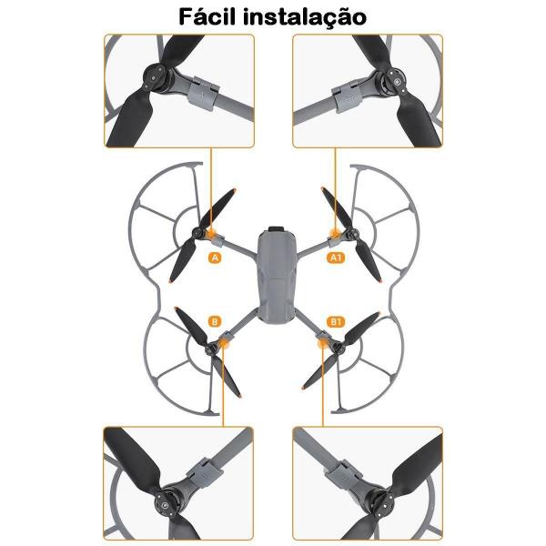 Imagem de Protetores De Hélices Anti-Colisão Para Drone Dji Air 3