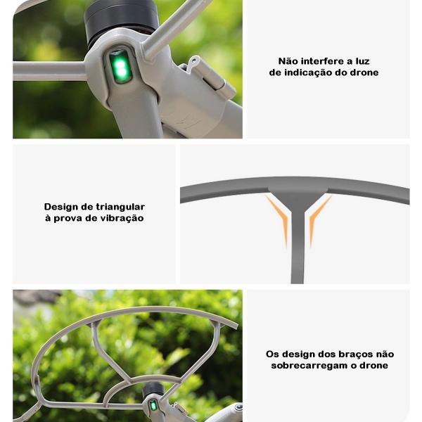 Imagem de Protetores de Hélices Anti-Colisão para Drone DJI Air 3