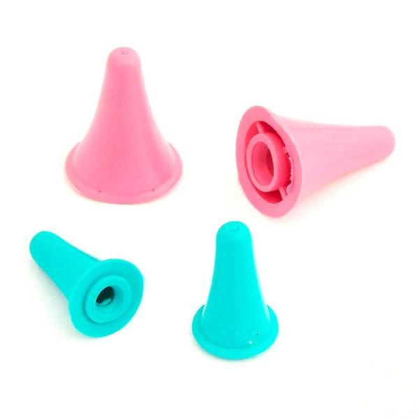 Protetores de Pontas Rosa e Verde para Agulhas de Tricô - KnitPro Imagem de Protetores de Pontas Rosa e Verde para Agulhas de Tricô - KnitPro
