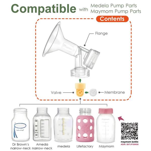 Imagem de Protetores de Seio Maymom - 2 Unidades, Extra Grandes (30mm) - Compatíveis com Medela