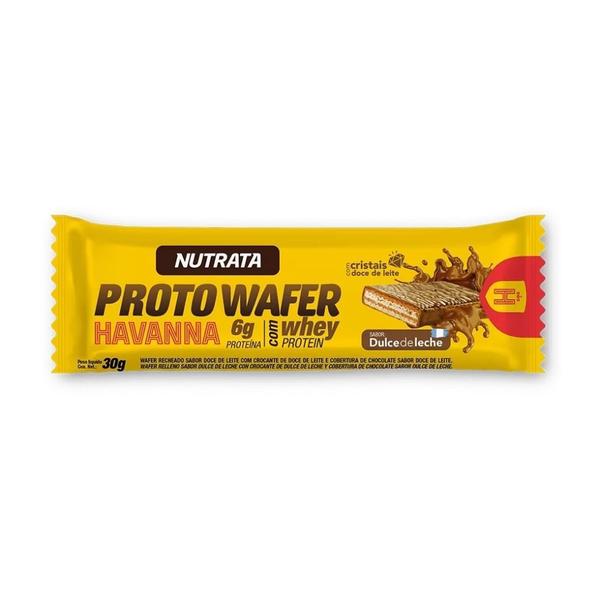 Proto Wafer (30g) - Sabor: Doce de Leite Argentino - Nutrata Imagem de Proto Wafer (30g) - Sabor: Doce de Leite Argentino